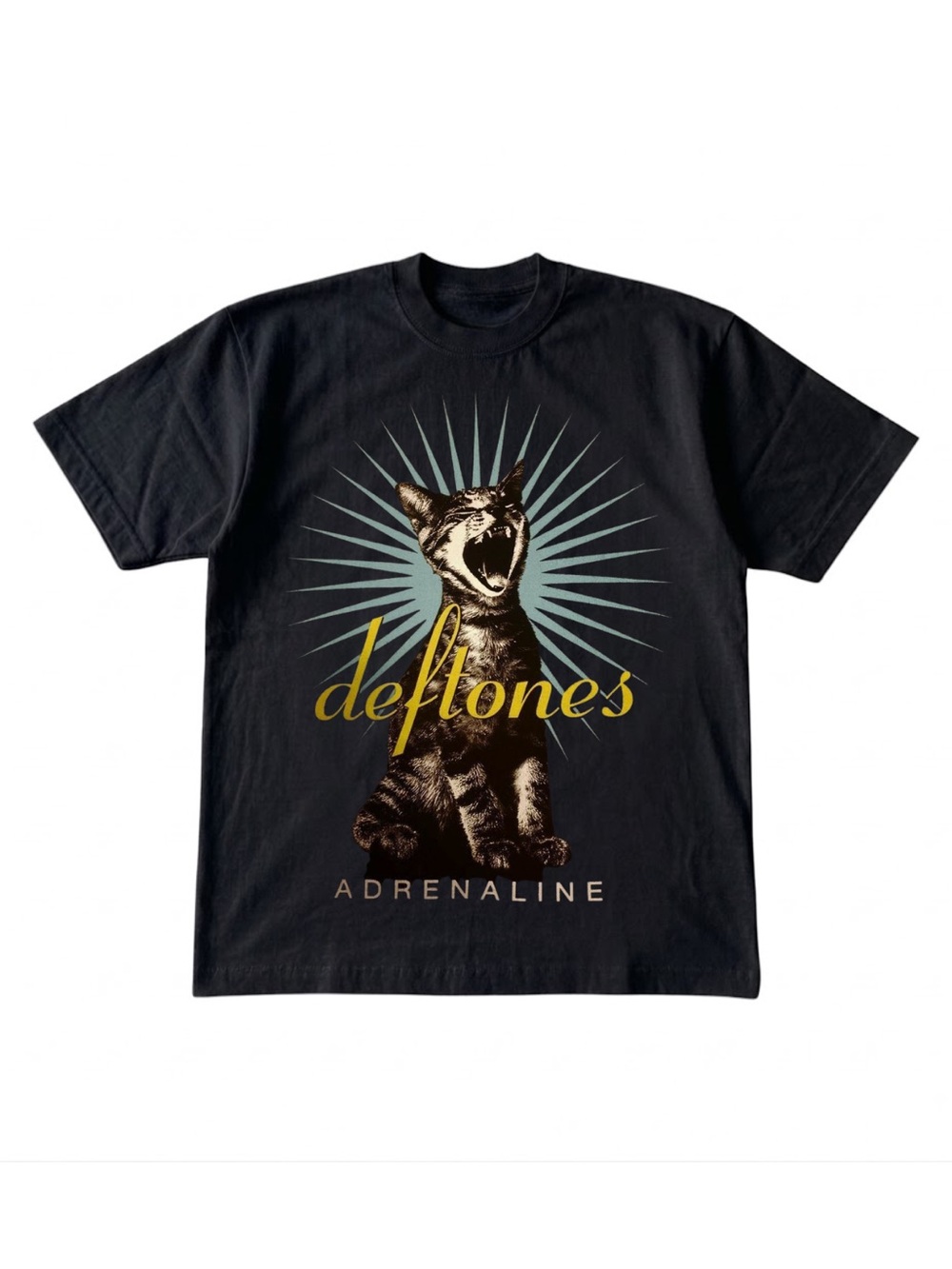 Gildan Adrenaline Black Graphic Tee